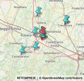 Mappa Via Grosseto, 41126 Modena MO, Italia (9.14417)