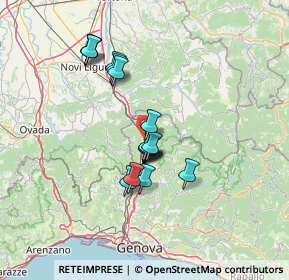 Mappa Via Milite Ignoto, 16019 Ronco Scrivia GE, Italia (10.91765)