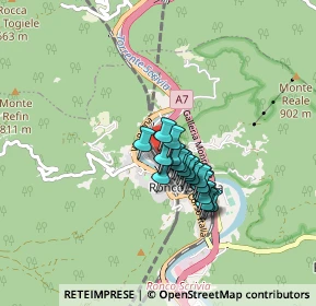 Mappa Via Milite Ignoto, 16019 Ronco Scrivia GE, Italia (0.55)