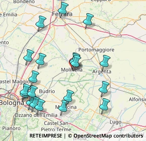 Mappa Via Carlo Pisacane, 40062 Molinella BO, Italia (17.931)