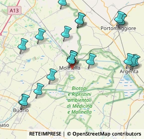 Mappa Via Carlo Pisacane, 40062 Molinella BO, Italia (9.375)