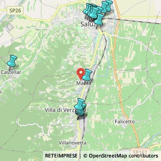 Mappa Via Cavour, 12030 Manta CN, Italia (2.87389)
