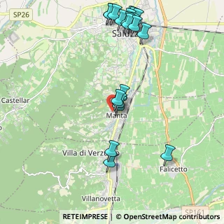 Mappa Via Cavour, 12030 Manta CN, Italia (2.4625)
