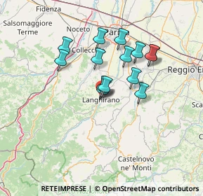Mappa Via Roma, 43013 Langhirano PR, Italia (11.13357)