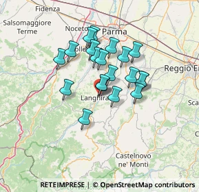 Mappa Via Roma, 43013 Langhirano PR, Italia (10.342)