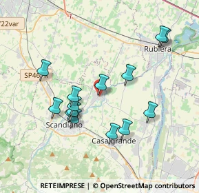 Mappa Piazza Castello, 42019 Scandiano RE, Italia (3.61214)