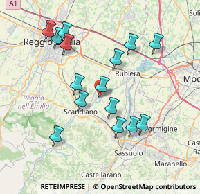 Mappa Via 2 Agosto, 42019 Arceto RE, Italia (7.41867)