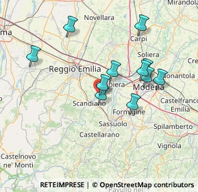 Mappa Via 2 Agosto, 42019 Arceto RE, Italia (13.50182)