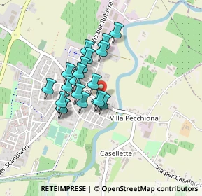 Mappa Via 2 Agosto, 42019 Arceto RE, Italia (0.3275)