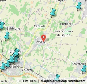 Mappa Via 2 Agosto, 42019 Arceto RE, Italia (3.934)