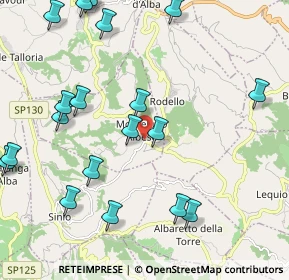 Mappa Via dei Pini, 12050 Montelupo Albese CN, Italia (2.673)