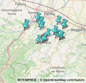 Mappa Via Mascagni, 43013 Langhirano PR, Italia (10.75278)