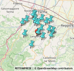 Mappa Via Mascagni, 43013 Langhirano PR, Italia (10.2935)