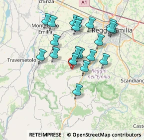 Mappa Via J. F. Kennedy, 42020 Quattro Castella RE, Italia (6.757)