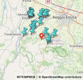 Mappa Via J. F. Kennedy, 42020 Quattro Castella RE, Italia (6.782)