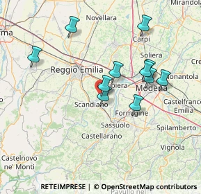 Mappa 42019 Arceto RE, Italia (13.57727)