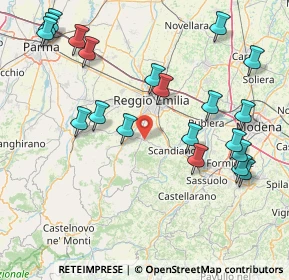 Mappa 42020 Albinea RE, Italia (18.9405)