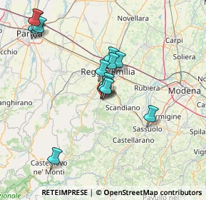 Mappa 42020 Albinea RE, Italia (13.76143)