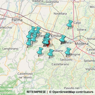 Mappa 42020 Albinea RE, Italia (9.86294)
