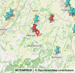 Mappa 42020 Albinea RE, Italia (2.80818)