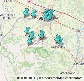 Mappa 42020 Albinea RE, Italia (6.60125)