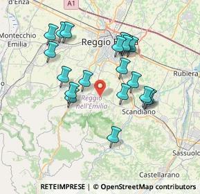 Mappa 42020 Albinea RE, Italia (6.992)