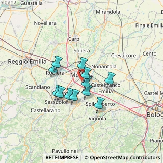 Mappa Viale Pio La Torre, 41126 Modena MO, Italia (9.92333)
