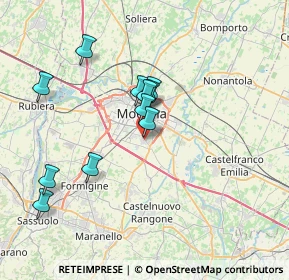 Mappa Strada Morane, 41126 Modena MO, Italia (6.63727)