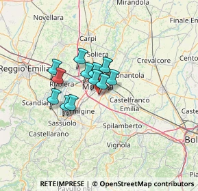 Mappa Strada Morane, 41126 Modena MO, Italia (8.43)