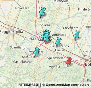 Mappa Strada Morane, 41126 Modena MO, Italia (9.44833)