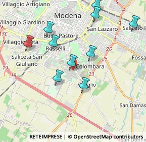 Mappa Strada Morane, 41126 Modena MO, Italia (2.75143)