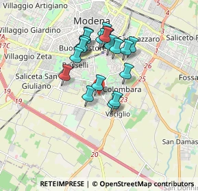 Mappa Strada Morane, 41126 Modena MO, Italia (1.504)