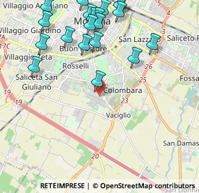 Mappa Strada Morane, 41126 Modena MO, Italia (2.6025)
