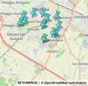 Mappa Strada Morane, 41126 Modena MO, Italia (1.73462)