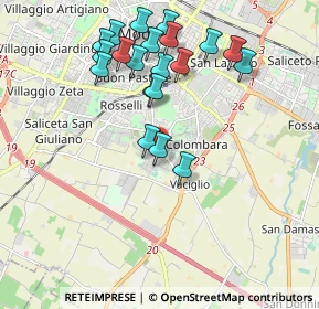 Mappa Strada Morane, 41126 Modena MO, Italia (1.996)