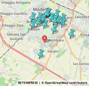 Mappa Strada Morane, 41126 Modena MO, Italia (1.879)