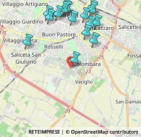 Mappa Strada Morane, 41126 Modena MO, Italia (2.46625)