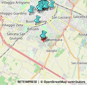 Mappa Strada Morane, 41126 Modena MO, Italia (2.5815)