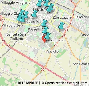 Mappa Strada Morane, 41126 Modena MO, Italia (2.31133)