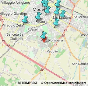 Mappa Strada Morane, 41126 Modena MO, Italia (2.355)