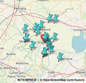 Mappa Via Bologna, 44011 Argenta FE, Italia (9.699)