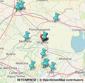Mappa Via Bologna, 44011 Argenta FE, Italia (14.30692)