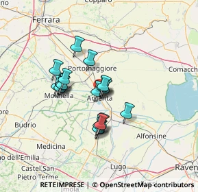 Mappa Via Bologna, 44011 Argenta FE, Italia (9.9705)
