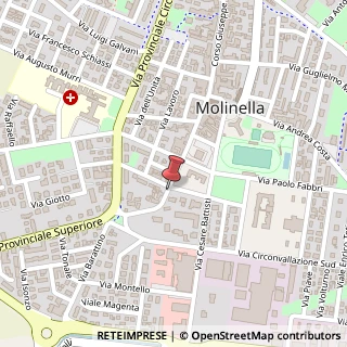 Mappa Corso Giuseppe Mazzini,  59, 40062 Molinella, Bologna (Emilia Romagna)