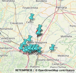 Mappa Via Lepre, 40016 San Giorgio di piano BO, Italia (12.53556)