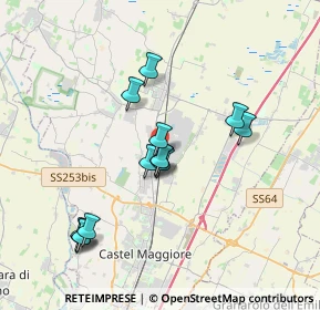 Mappa Via Lepre, 40016 San Giorgio di piano BO, Italia (3.36308)