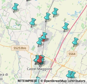 Mappa Via Lepre, 40016 San Giorgio di piano BO, Italia (5.495)