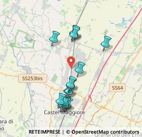 Mappa Via Lepre, 40016 San Giorgio di piano BO, Italia (3.60733)