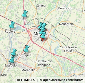 Mappa Via Liguria, 41125 Modena MO, Italia (6.76091)