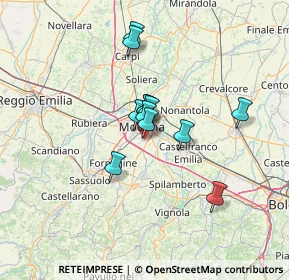Mappa Via Liguria, 41125 Modena MO, Italia (9.46417)